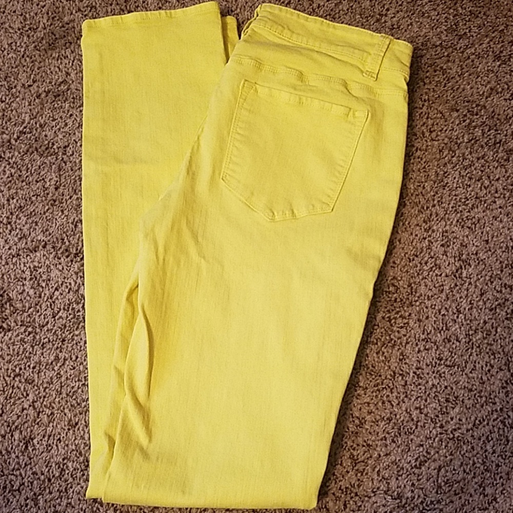 Ann Taylor Yellow jeans